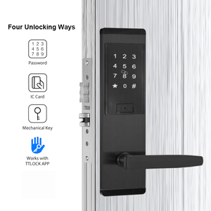Großhandel digitale Tastatur Beste Haustür mit Code Smart Lock mit Griff - Product Image 4