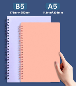 Cuaderno escolar A5 B5 con logotipo personalizado, diario, diario, cuaderno espiral personalizado barato con cubierta de PP para promociones y ejercitador - Product Image 2