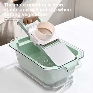 2025 New Product Safe Manual Vegetable Shredder Slicer with Container Multi-functional <strong>Cutter</strong> for Home Use