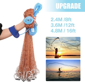 Renkli 0.25MM 3/8 inç 5FEET atın CAST NET GAVERLIZED platin ATARRAYAS - Product Image 2