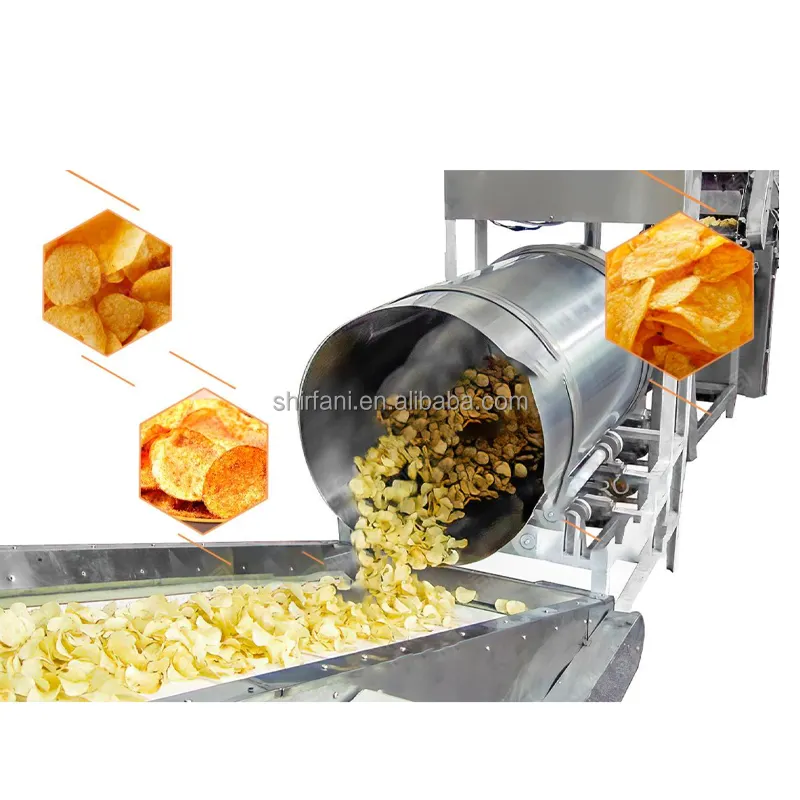 Totalmente Automática De Batata Chips Linha de Produção de Chips de Batata Que Faz A Máquina de Fábrica