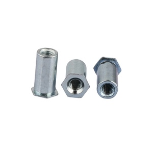 SOA SO4スルーホールスタンダフシートメタルステンレス仕上げM3 & M4スレッドボルト鋼とアルミニウム材料 - Product Image 1