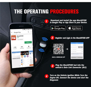 MAXIAP Autel AP200 Bluetooth OBD2 Scanner <strong>Auto</strong> <strong>Code</strong> <strong>Reader</strong> Full System Diagnostic Tool <strong>Software</strong> Update Online on Promotion - Product Image 6