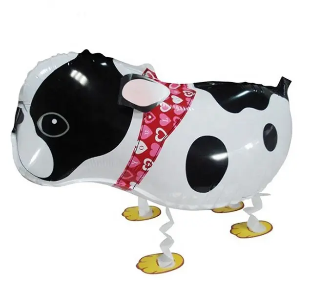 Vente chaude hélium mignon animal de compagnie dessin animé ballon Animal chien en forme de feuille ballon pour enfants jouets