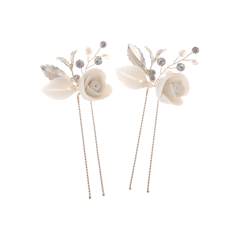 C1161 Light Gold 2 Pcs Hair Pin