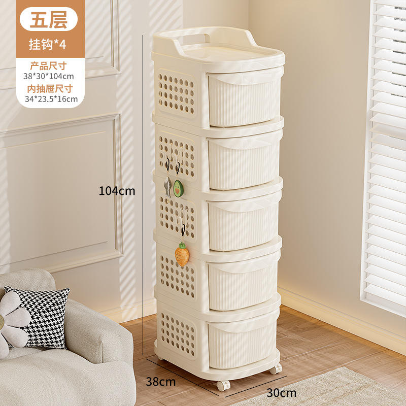 5 layers of white with 4 hooks