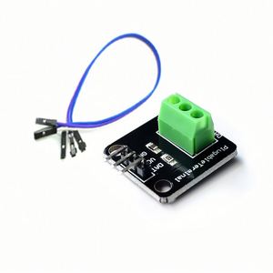 Kit de módulo de Sensor de temperatura DS18B20 impermeable 100CM Cable de Sensor Digital adaptador de Terminal de sonda de acero inoxidable para Arduino