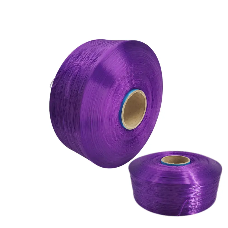 Fil multifilament en polypropylène violet, 900d et pp pour cordon de tissage, 20g, de haute qualité, populaire