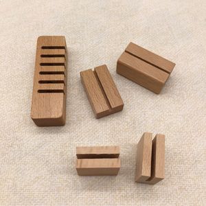 Holz fotoständer Holz kartenst änder Holz display Holz produkt zum Preis Hochwertige Buche Holz kalender basis Foto basis - Product Image 4