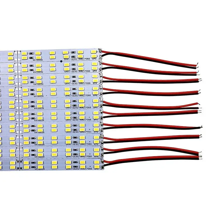 Alüminyum profil LED sert şerit SMD5630 5730 12V/24V/220V 6MM/8MM/12MM PCB Led çubuk