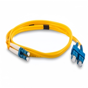 สายแพทช์ไฟเบอร์ออปติกแบบดูเพล็กซ์โหมดเดี่ยวยาว10ม. SC APC-LC APC ใช้สำหรับ FTTH - Product Image 1
