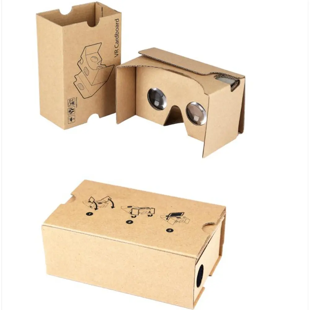 แว่นตา VR 3D ความเป็นจริงเสมือนจริงสำหรับโทรศัพท์มือถือสมาร์ทโฟนปรับแต่งได้