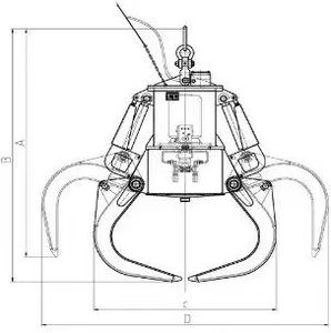 Direct Selling Crane Orange Peel <strong>Grab</strong> <strong>Grab</strong> for Material Handling Machinery