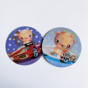 Custom 3D Motion Lenticular Printing Die Cut <strong>Stickers</strong> Anime 3 Changes Lenticular <strong>Stickers</strong> for Decoration - Product Image 2