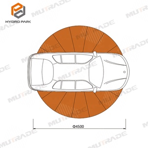 Plataforma giratoria vertical para coche de 360 grados