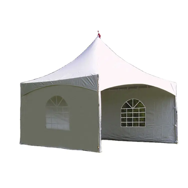 Carpa de lujo para eventos al aire libre, conjunto completo de carpa de 15 pies x 15 pies (4,6 m x 4,6 m)