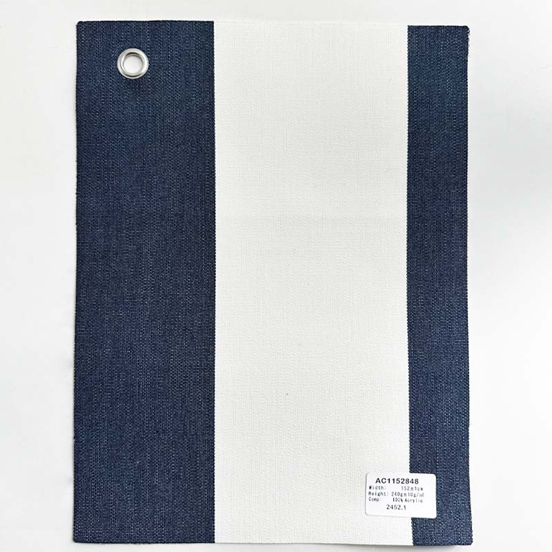 Rayures bleues et blanches