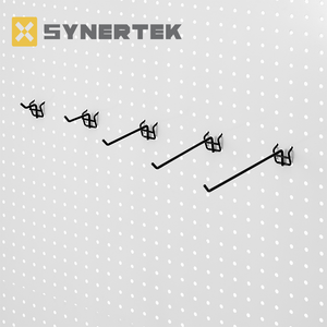 Pegboard hiển thị móc bóng hat lưu trữ Showcase hiển thị vòng Chrome móc kim loại cho kệ siêu thị - Product Image 4