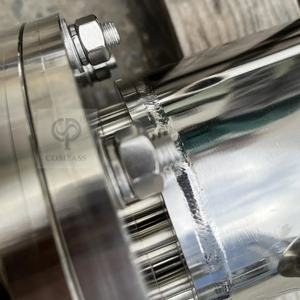 SUS316 Food Grade Stainless Steel Condenser <strong>Cooling</strong> Pipe Shell Tube Heat Exchanger with Tri-clamp Compressors/<strong>Chillers</strong>/Heaters