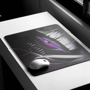 Tappetino per Mouse in Vetro Personalizzato di Alta Qualità, Silenzioso, con Logo Stampato in HD, Superficie Liscia per E-Sports - Product Image 1