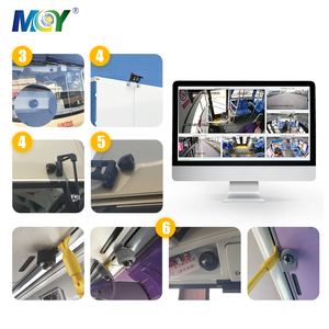 4G LTE Fahrzeug Auto GPS Tracker Echtzeit-Tracking LKW Bus Flotten management Kamera Monitor MDVR-System - Product Image 2
