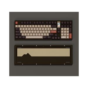 畅销商品QK100机械键盘2.4千兆赫无线98键带液晶显示屏的键盘 - Product Image 1