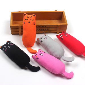 Tela de algodón puro para mascotas, juguete que contiene hierba gatera para gatos, venta al por mayor de fábrica - Product Image 1