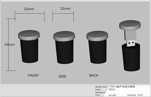 定制形状定制品牌个性化设计2D 3D聚氯乙烯u盘2.0 3.0定制记忆棒u盘 - Product Image 5