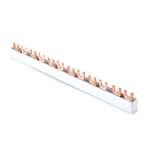 <strong>Busbar</strong> Terminal <strong>U</strong>-<strong>type</strong> 2P Bus bar Copper Terminal Copper Brass Terminal Block 63A FORK <strong>Type</strong> <strong>Busbar</strong> - Product Image 4