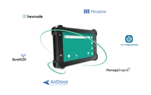 Pantalla táctil de 7 pulgadas Android 12 Monitoreo de vehículos IP67 Tableta impermeable para sistema de guía de tractor - Product Image 3