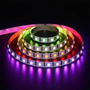 Yüksek son pazarlar RGB renk değiştirme 5V piksel rulo başına 300 LEDs dahili sk6812 ic sabit akım LED 5050 RGB şeritler - Product Image 1