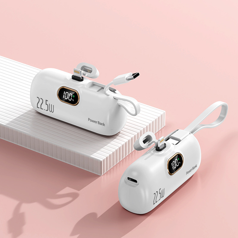 White Apple plug Type-C cable