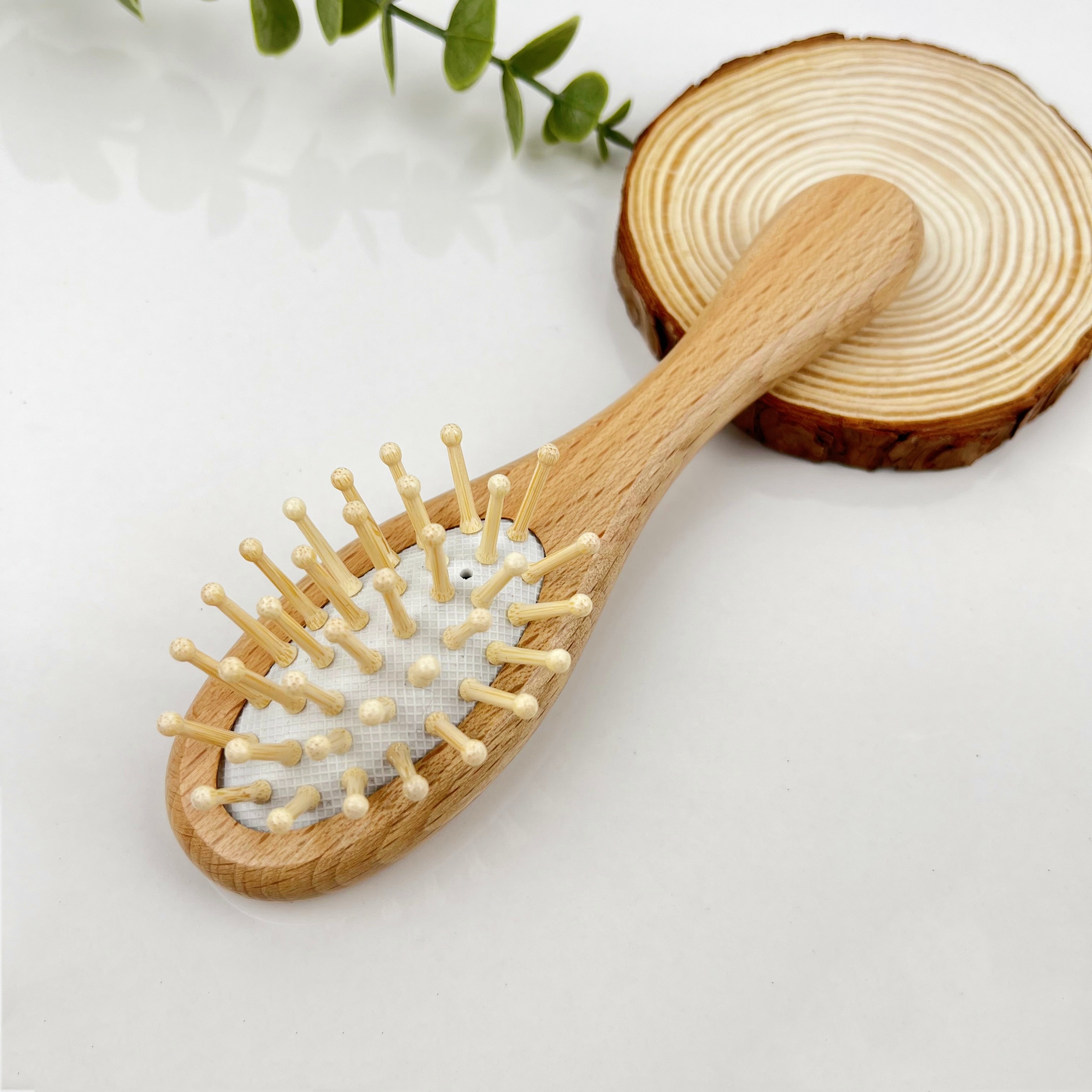 Cepillo de pelo de madera de haya
