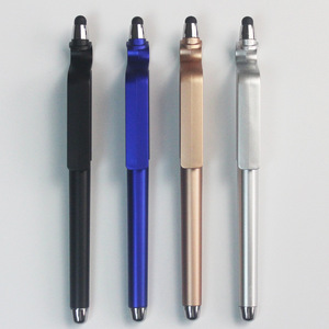 GL OEM <strong>Stylo</strong> a Bille Mobile Phone Holder Customized Pen Touch Screen Plastic Creative Ballpoint Pen
