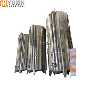 Tanques de vinos 5000L 8000l 10000L 20000l thép không gỉ rượu vang lên men Tank với làm mát bơm trên hệ thống - Product Image 5