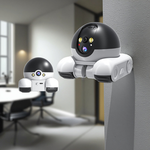 V360pro telecamera Smart WiFi Dome 360 gradi HD doppio schermo per il monitoraggio di casa per animali domestici visione notturna 4G di rete di sensori di CMOS dati Cloud - Product Image 4