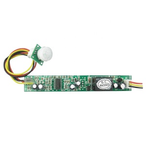 Módulo de interruptor de luz con sensor de movimiento, componentes electrónicos Pir, Detector infrarrojo preciso, DC12V