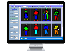 Software di controllo programmabile per abbigliamento a LED in fibra ottica Costume & oggetti di scena, Software Tron Dance - Product Image 2