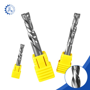 Sıkıştırma Spiral yönlendirici Bit 8mm Upcut aşağı Bit laminat için kontrplak araçları sıkıştırma Bit kesip