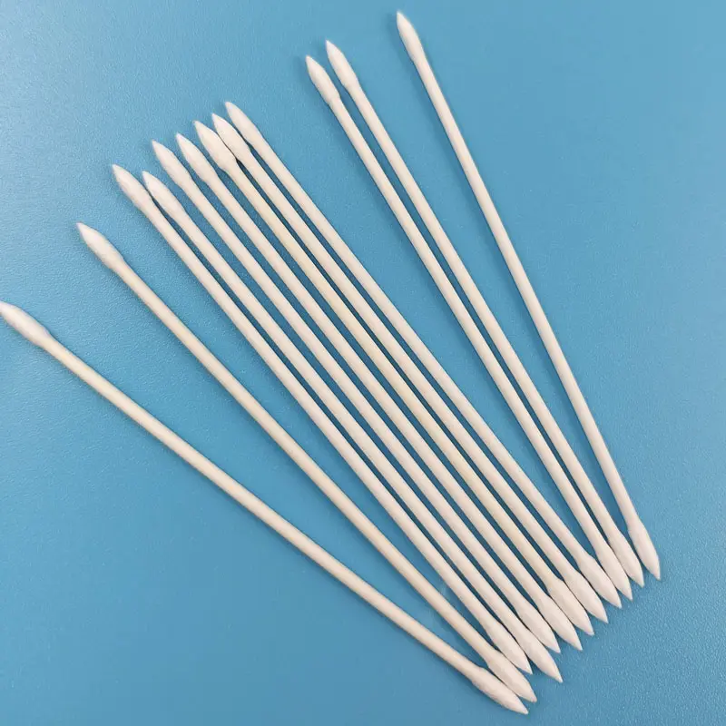 Bâton de papier écologique de 3 "à double pointe Huby Cotton-tige Cosmetic Cotton Bud