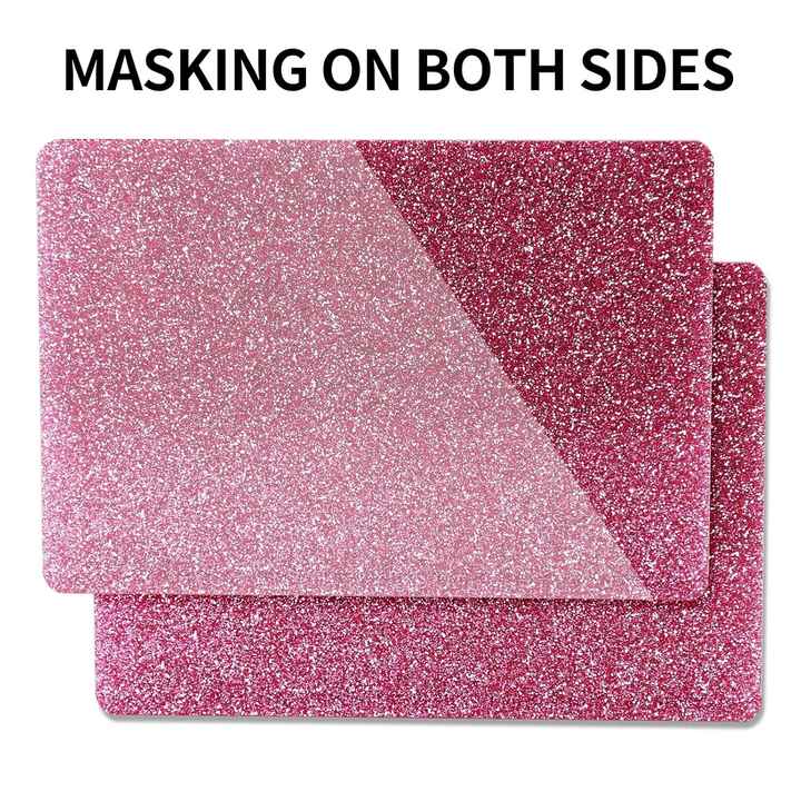 Feuille acrylique pailletée de 1/8 'd'épaisseur adaptée à la découpe au laser et à la gravure de matériaux d'artisanat pièces acryliques de gâteau