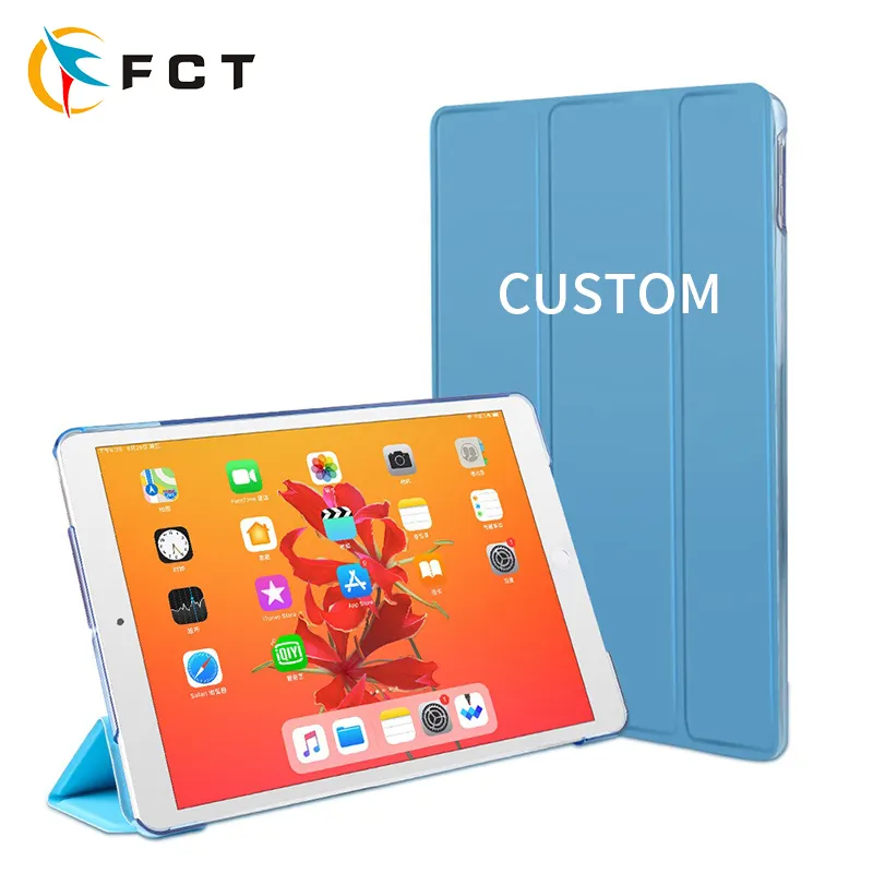 Mềm TPU PU Leather Tablet Case cho iPad 10.5 inch chống sốc bìa cho iPad 7th/8th/9th thế hệ 2020/2021 cho Ipad 10.2 trường hợp