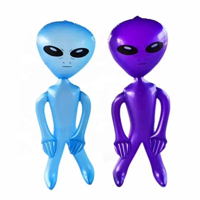 Promoção Festa Engraçada Decorações Cartoon Brinquedos PVC Infláveis Alienígenas Brinquedos