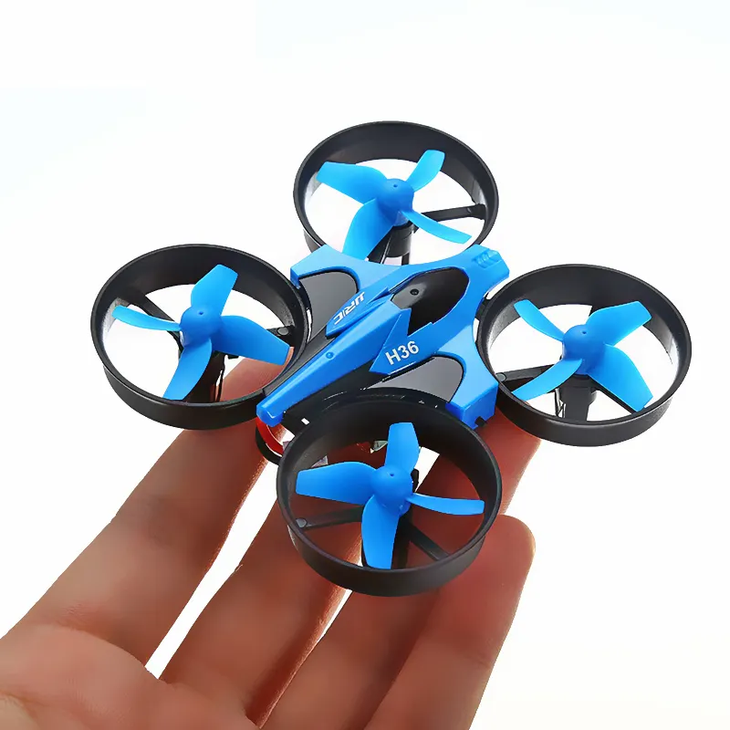 JJRC H36 RC البسيطة مروحية لعبة بدون طيار 4CH لعبة Quadcopter بدون طيار مقطوع الرأس 6 محور واحد مفتاح العودة 360 درجة الوجه LED rc لعب مباراة H56 H74