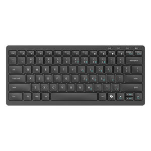 Teclado inteligente con llave de copiloto AI 78 teclas 2,4G Mini teclado inalámbrico silencioso ultrafino para tableta portátil Teclado Inalambrico