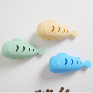 لعبة قطط جديدة من السيليكون بالجملة - لعبة تفاعلية للقطط مقاومة للعض مع النعناع البري للعب الذاتي - Product Image 2