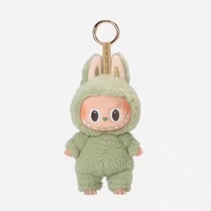 POPMART Pvc peluş kör kutu kolye Macaron bir koltuk parti peluş anahtarlıklar POP MART 2. Nesil Labubu kör kutu var - Product Image 6