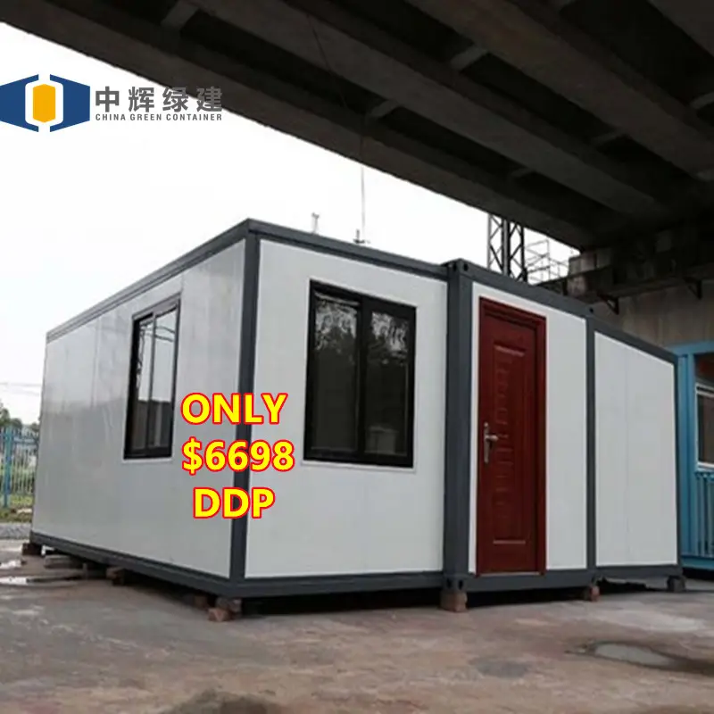 CGCH-casa de contenedor móvil expandible con energía solar, casa prefabricada australiana, 20 pies, 40 pies, precio bajo