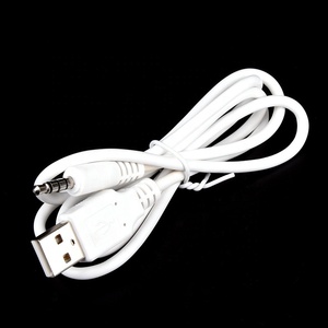 USB 2.0 to 3.5MM Audio Aux Plug Male to Male Lead Jack Adapter Converter Data <strong>Cable</strong> for Mini Speaker 1M Charging <strong>Cable</strong> - Product Image 4