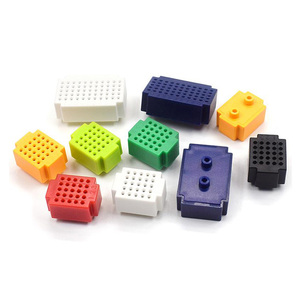 Pz/lotto 7 25/55 Mini Breadboard senza saldatura prototipo di pannello di prova per il pane 25 fori 55 fori sette colori per Arduino - Product Image 2